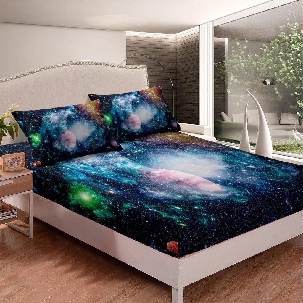 Tier Hund Muster Bett Hut Dreiteilig Digitaldruck Bettwäsche Bett Hut Dreiteiliges Set Kinder und Erwachsene