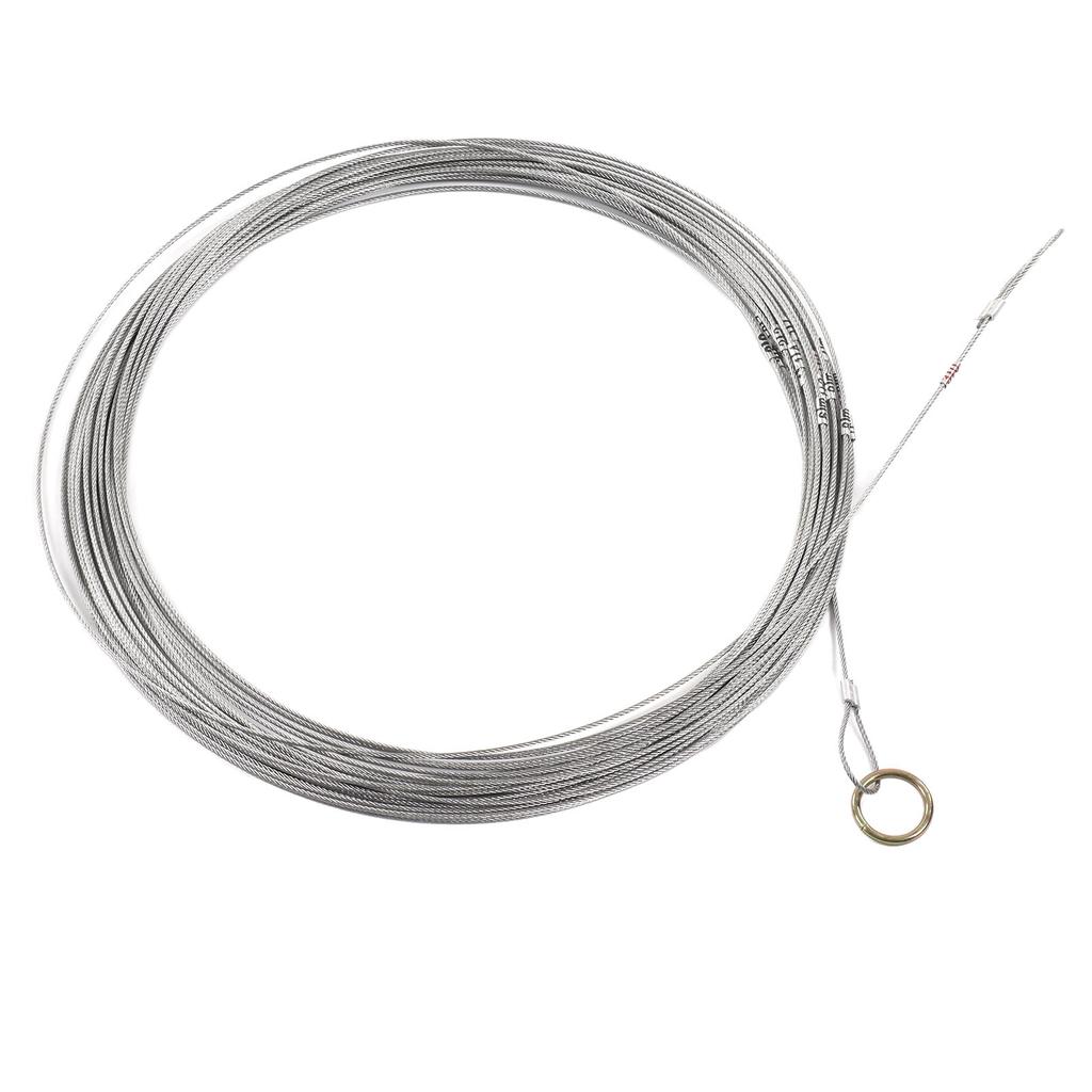 Stahldraht Messseil Gute Flexibilität Robustes Stahlseil Messschnur mit Skala für Brunnen