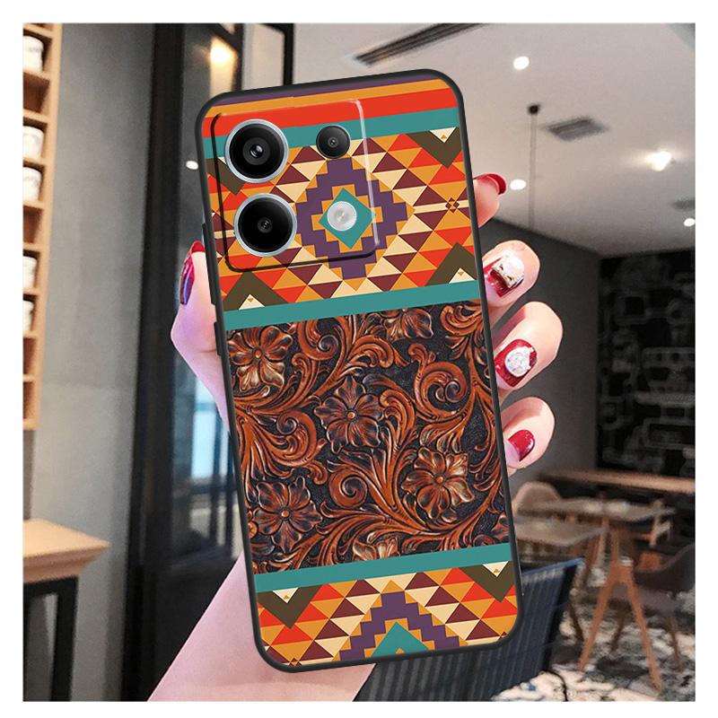 Western Cowgirl Cowboy Boho Aesthetic Case For Xiaomi Redmi Note 13 12 10 9 8 11 Pro 12S 11S 10S 9S Remdi 13C 9C 10C 12C Cover