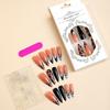 Long Stiletto False Nails French Nail Tips Fashion Press On Nails  Women Girls