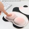 Panda Pink Mouse Pad with Wrist Rest - Cute, Non-Slip, High-End Office Accessory