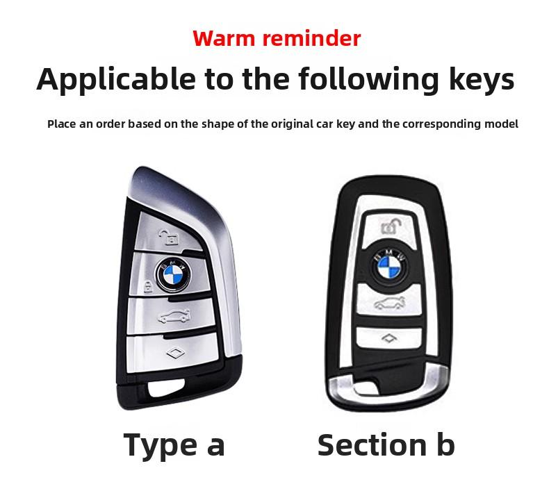 For BMW X1 X3 X4 X5 X6 Series 1 2 3 5 7 G20 G02 G05 G31 G23 F34 F15 F40 IX3 Remote Car Key Cover Keychain Key Case