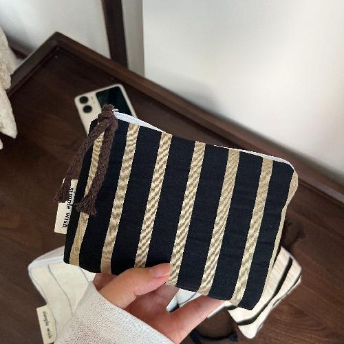 Mini Cotton Floral Organizer Bags for Women Bag Small Fabric Cosmetic Make Up Bag Little Purse Coin Pouch Children Cosmetic Case