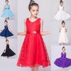 New Girls Party Prom Dress Children Lace Flower Children Girls Elegant Wedding Ceremony Birthday Dresses Teen Prom Dresses