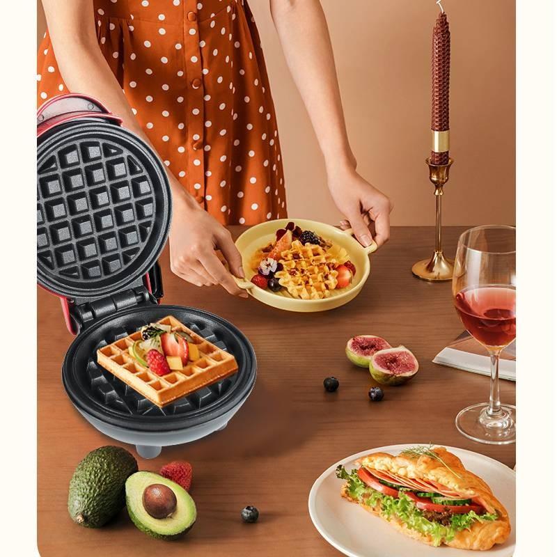 Mini vaflovač Nepřilnavý Kompaktní Pro domácí použití Dětský pekařský spotřebič S logem Na snídani Vaření