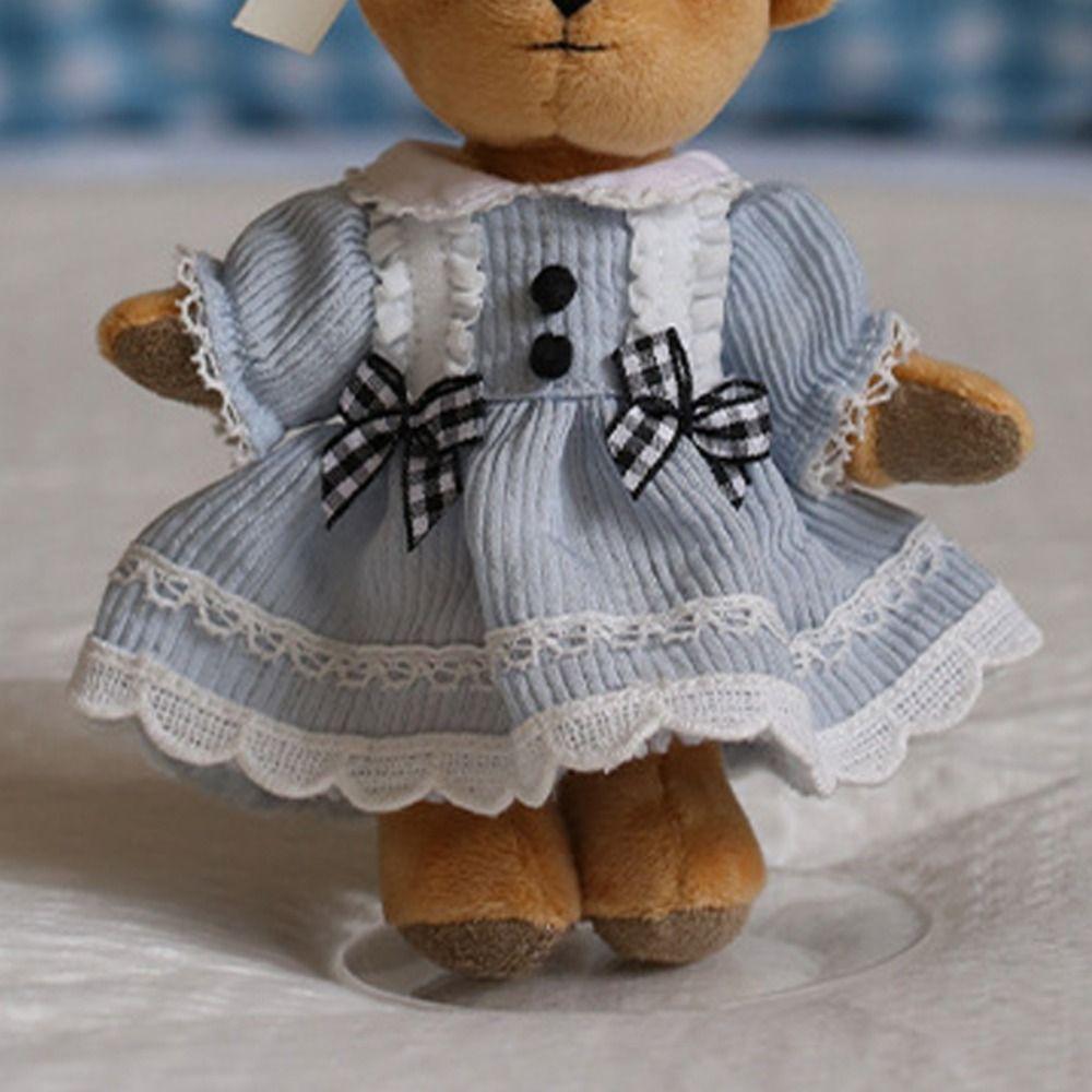 Cute Doll Maid Dress Handmake Dolls Outfit Toy Multicolor Doll Dresses