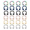 2Pcs Stainless Steel Horseshoe Septum Piercing Lot Horseshoe Nose Piercing Ring Bulk Fake Nose Ring Horseshoe Earring Cartilage