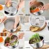 Multifunctional Stainless Steel Kitchen Strainer & Shredder Set