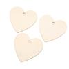 30pcs Heart Ornament Wooden Romantic Decorative Sign with Rope Gift Tag for DIY Enthusiast