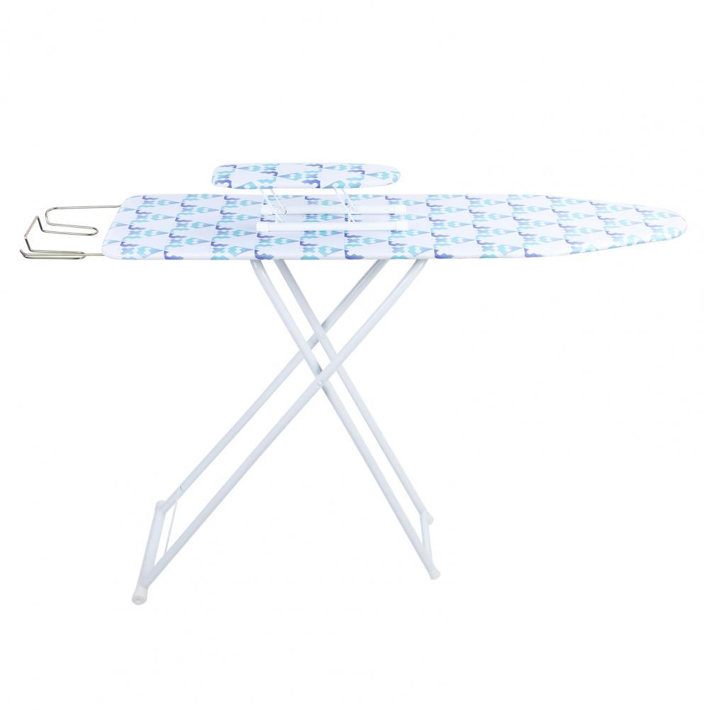 Full-Size Foldable Ironing Board, Foldable Household Ironing Board, Extended Ironing Board Outside with Heat-Resistant Cover
