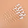20 Pcs 20Cm Wood Cotton Swab Health Medical Clean Sticks Buds Wood Cotton Head