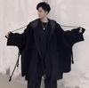 TOWYYO Poncho Einfacher Dolman-Umhang mit Ausgestellter Mehrlagiger Fleece Plus Harajuku und Modern Schmeichelhaft für und Winter Herren-Hoodie, Farbe, Kapuze, Ärmel,