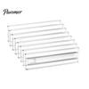 Adjustable Drawer Divider Clear Organizer Expandable Separator with Easy Installation for Clothes Baby Utensils Cutlery Bedroom Kitchen Organization