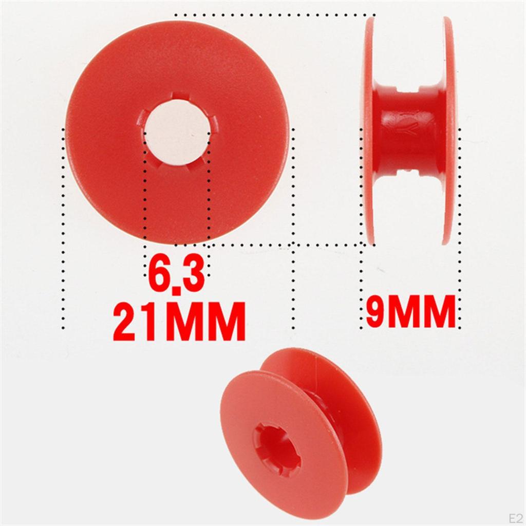 100x Sewing Machine Bobbins Colorful for and Embroidery Machine, with Box