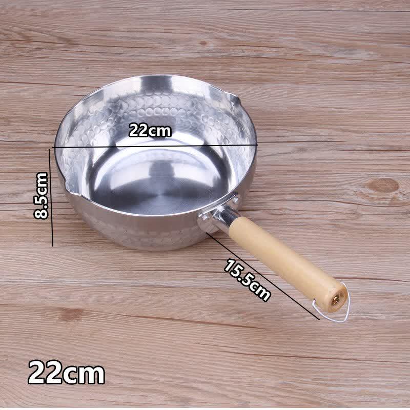 LIEI 22cm Thickened Aluminum Ramen Noodle Pot