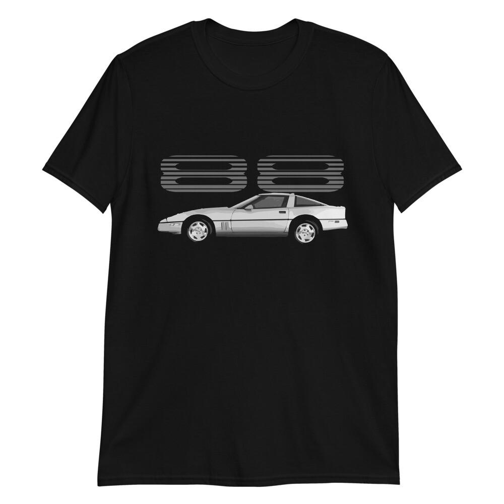 1988 vette C4 80s Car Short-Sleeve T-Shirt Black XXXXL