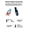 Wireless Microphone Adapter Converter Wired To Wireless Mic System for Recording and Performance