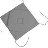Galette de chaise - EDEN - 4 rabats - 40 x 40 cm - Gris souris - Polyester, moelleuse
