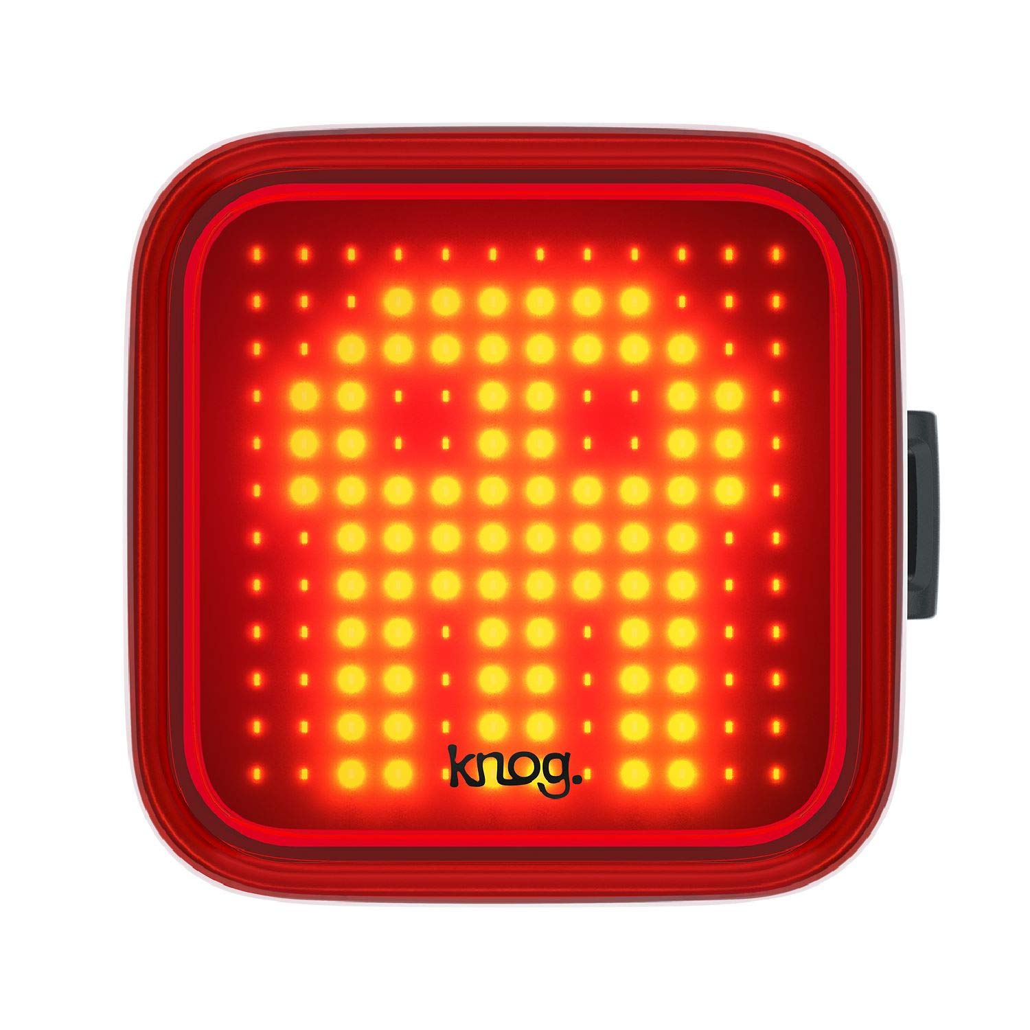 KNOG BLINDER Seria Lumini de Siguranță pentru Bicicletă Față 200 Spate 100 USB lumeni, lumeni, Impermeabile, Reîncărcabile. orange