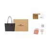 Coach Borsa a Tote City 33 con Placca Logo Chiusura Magnetica Donna Nero Marrone CV976-IMXAQ