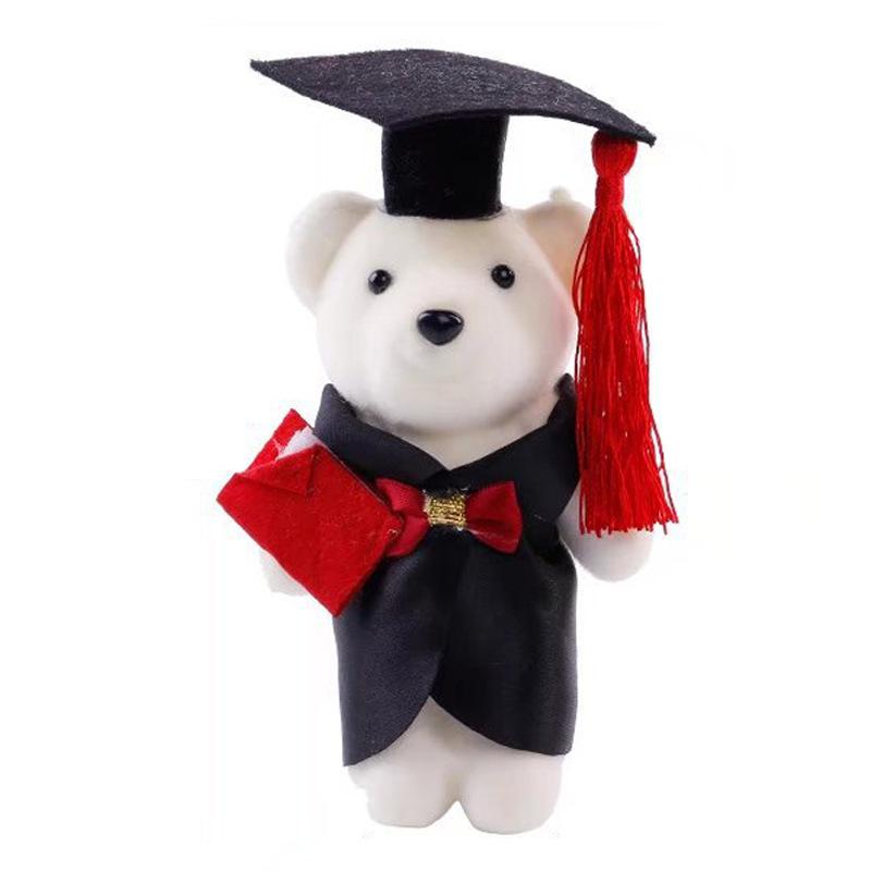 Graduated Bear Figure Bachelor Clothes Doll Master Foam Doctor Bear Doll Classmate Graduation Season Gift