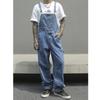 Zomer Tops Street Style Jeans Mannen Overall Volwassen Denim Werkbroek Jumpsuit Mannelijk Meerdere Zakken Losse Man Denim Overall Heren
