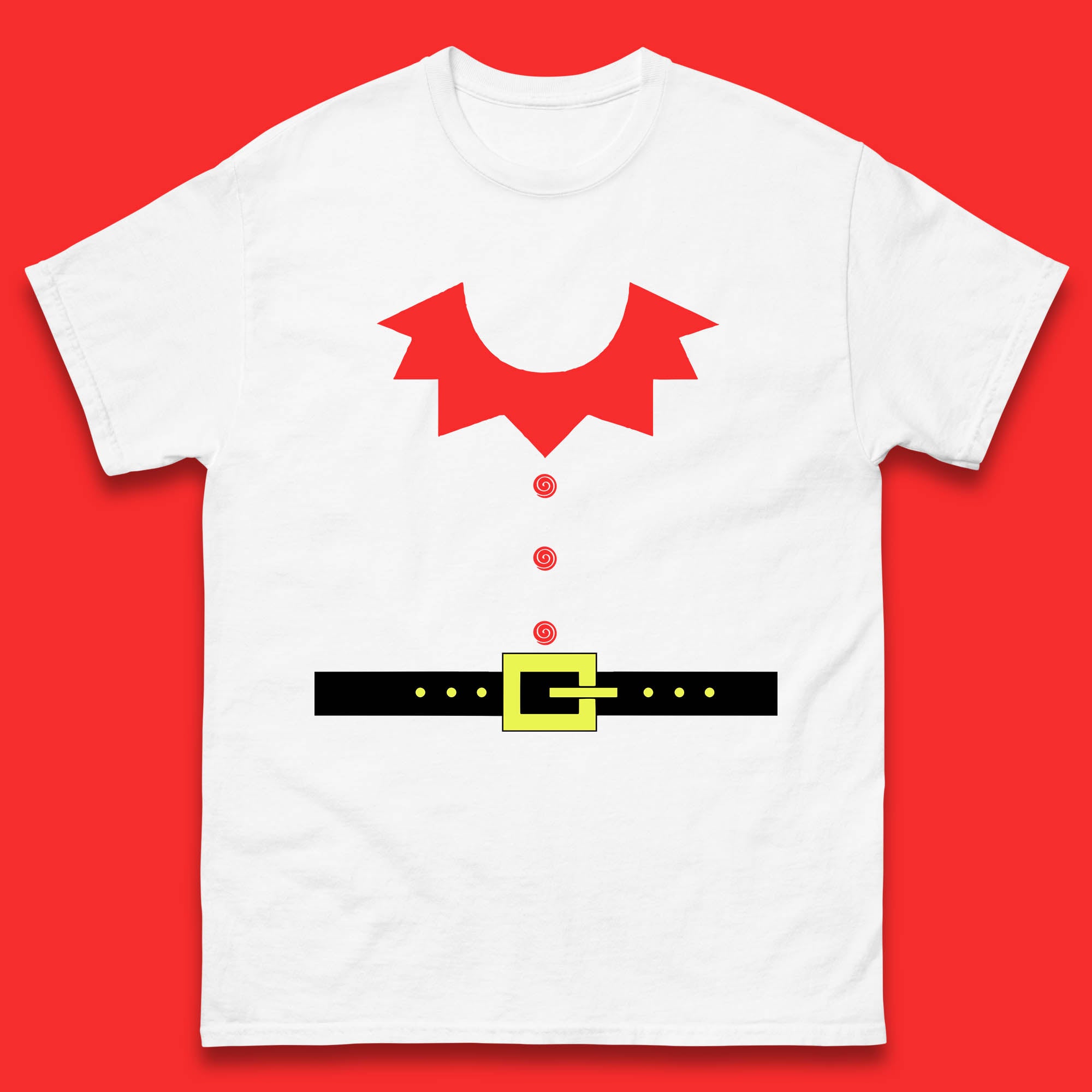 Elf Costume Christmas Mens T Shirt Womens Tops Tees S