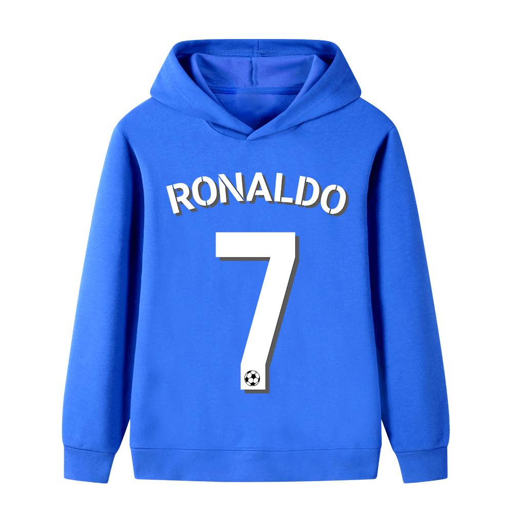 Herfst Winter CR7 Geprint 3-12J Kinder Hoodie Casual Comfortabele Lange Mouwen Sport Sweatshirt Jongens en Meisjes