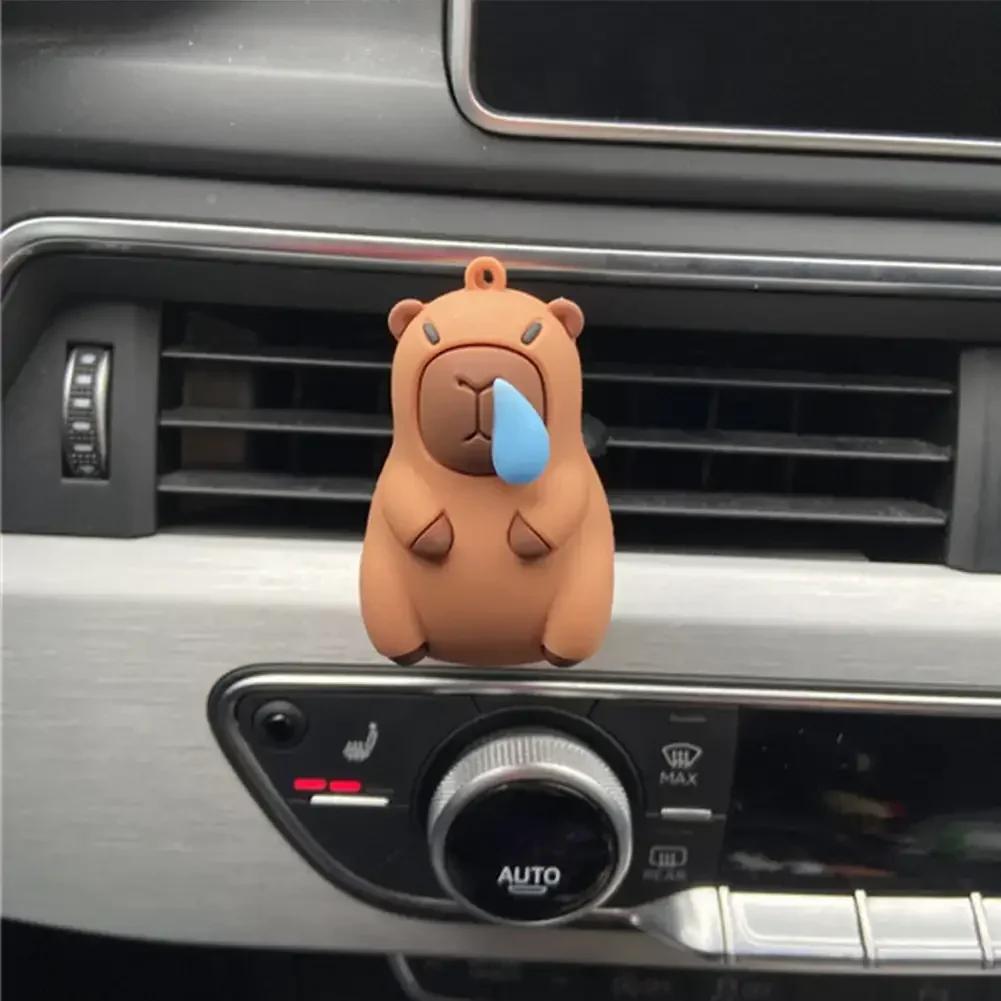 Samochodowy odświeżacz powietrza Kreskówkowy ornament kapibary Dekoracja Wylot powietrza Dyfuzor zapachu Wylot Zapach Akcesoria do wnętrza samochodu