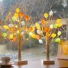 Vanthylit 2 Pcs Easter Egg Tree, 22 Inch Lighted Easter Tree Battery Operated USB with Timer, LED Birch Tree Tabletop Centerpiece Light for Easter