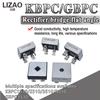 LIZAO KBPC5010 KBPC3510 KBPC1010 1510 2510 610 GBPC3510 Diode Bridge Rectifier 50A 1000V Electronic Components