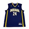 X NBA Collaboration Indiana Pacers George Fashion Comfortable Soft Skin-Friendly Basketball Jersey Unisex Jersey Deep-Blue 7818A-312-AEB1512