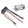 1410 Brushless Motor 18A Black ESC RC Replacement Accessory Spare Part(Titanium Color 7500KV )