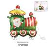 Standing Christmas Foil Balloon Non-toxic Odorless Giant Xmas Decor for Home Party Kids Xmas Gift New Year Celebration