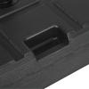 Parasol stand, fillable up to 40 kg, parasol stand with handle, square, parasol holder, black