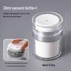Silver 15ml50ml Acrylic Vacuum White Pump Bottle For Cream And Lotion