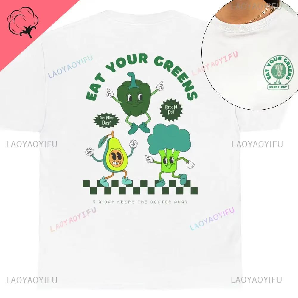 Breakfast Club Retro Bohemian Unisex Double Sided T-shirt Vintage Print Tshirt Y2K Bohemian Breakfast Restaurant Graphic Tees