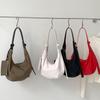 Sac bandoulière en nylon polyvalent pour femmes coréennes, grande capacité, haute qualité, pour le quotidien, sac axillaire