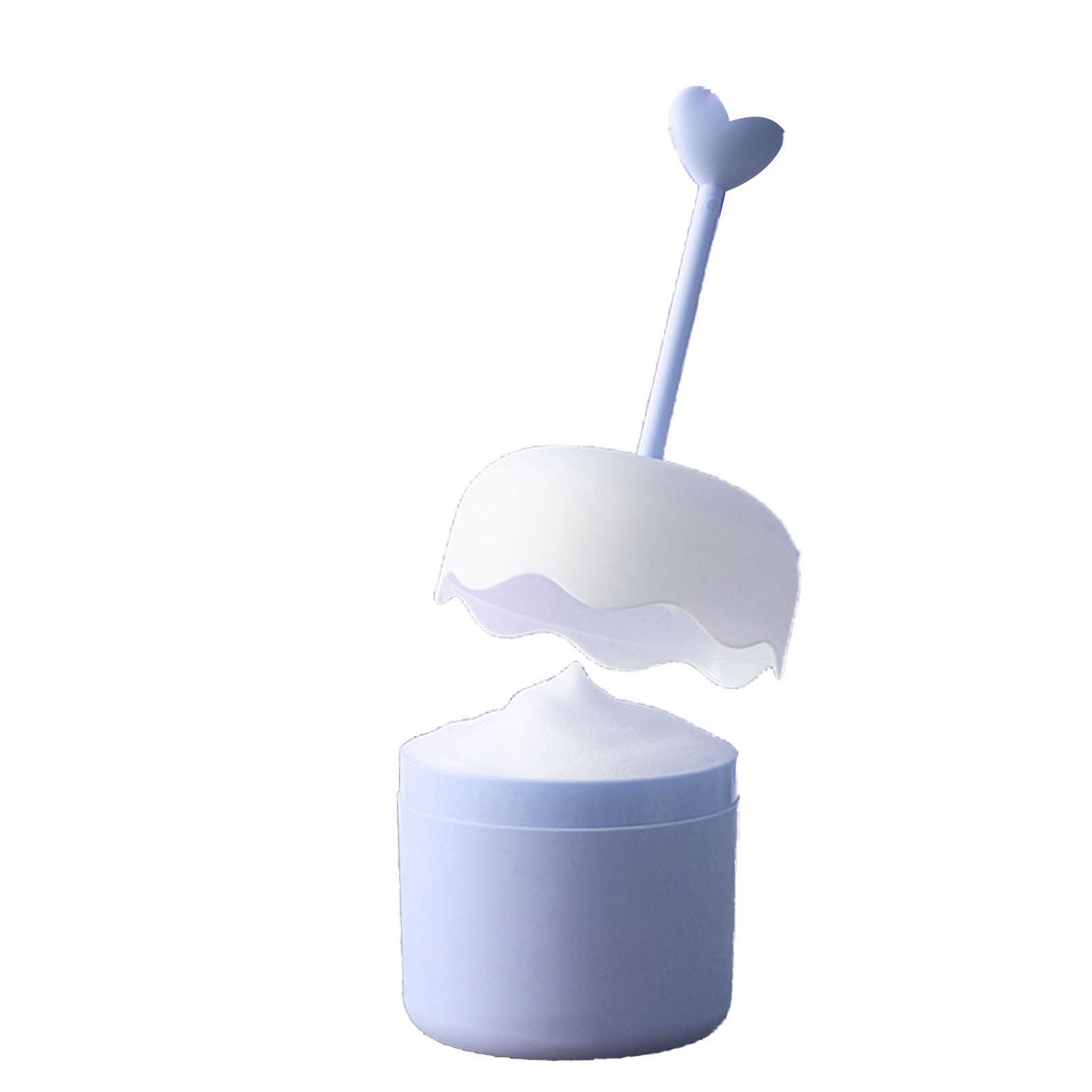 

Портативный пресс для пены для умывания лица, прекрасное устройство для создания пены с пузырьками, синий цвет синий