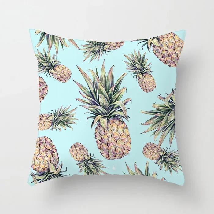 Office Chair Cushion Cover Creative Cartoon Cactus Print Pillow Cover Fashionable Luxury Home Decoration