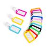 Airplane Luggage Tag Identifier: Suitcase Name & Boarding Pass Label.
