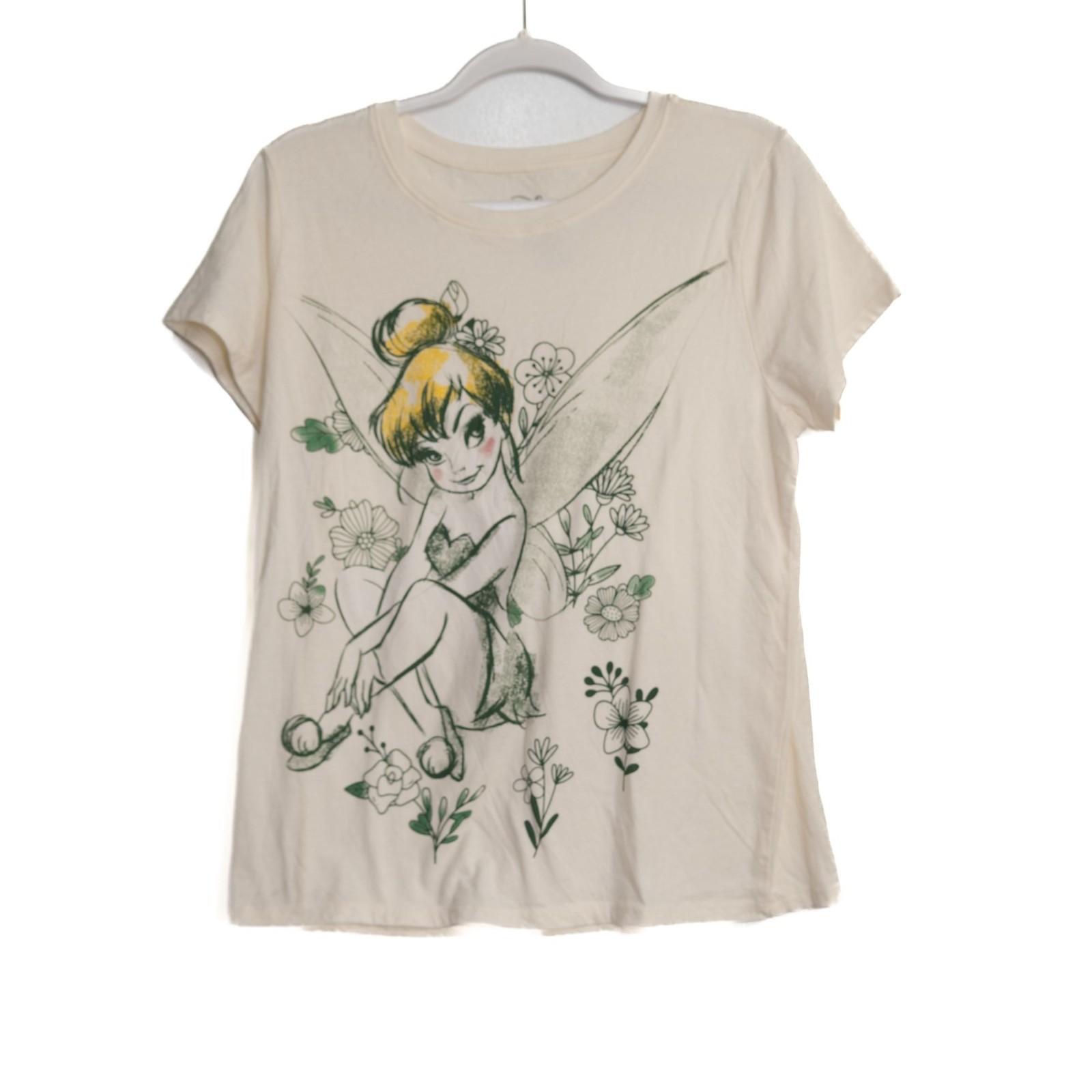 Disney Size M Tinker Bell Beige Graphic Tee S