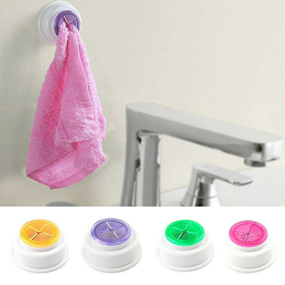 Buy 4pcs Push & Grip Tea Towel Holders Self Adhesive Dish Cloth Rack at