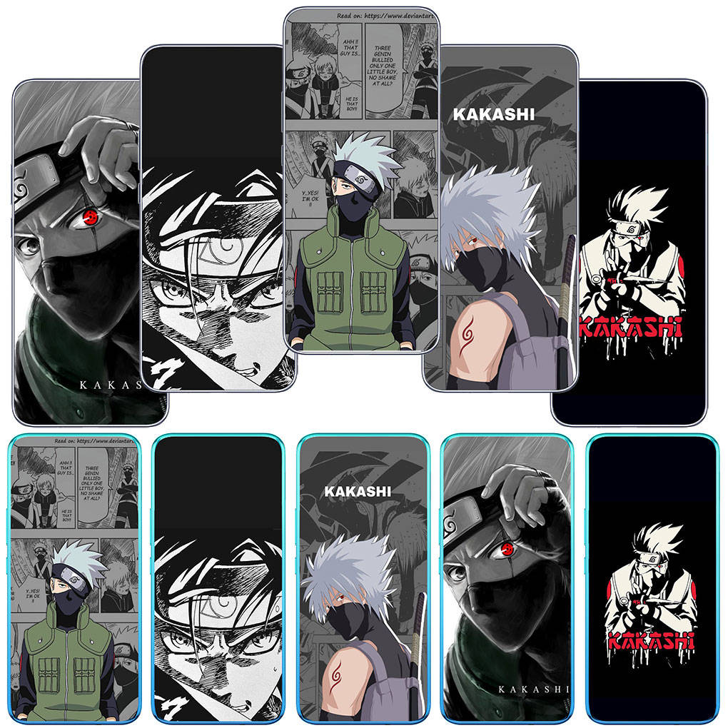 

Чехол для телефона Motorola Moto Edge 40 30 neo G54 G24 G84 iPhone 15 14 Xiaomi Redmi Note 13 12 11 Pro Samsung Galaxy A34 Poco X6 F6 A05 с рисунком Какаши