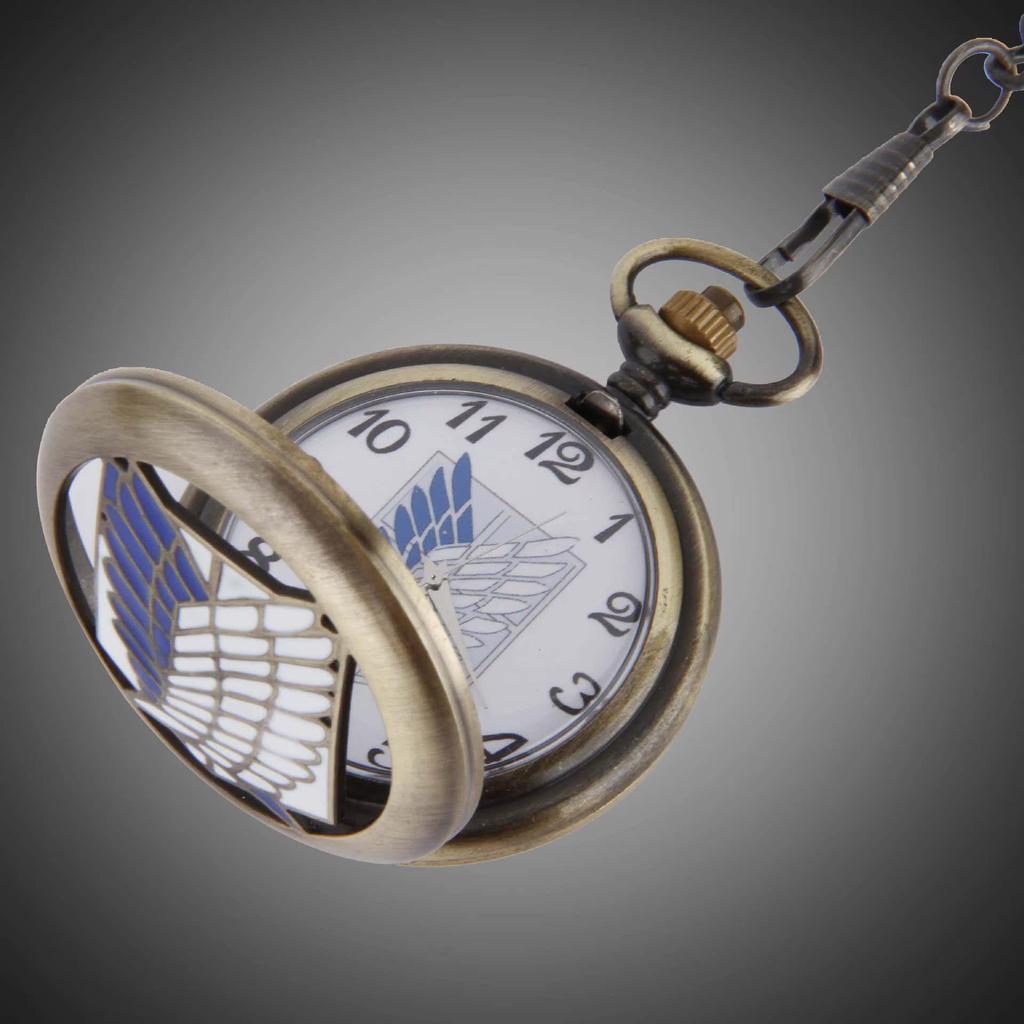 Retro Attack On Titan Legion Fashion Pocket Watch