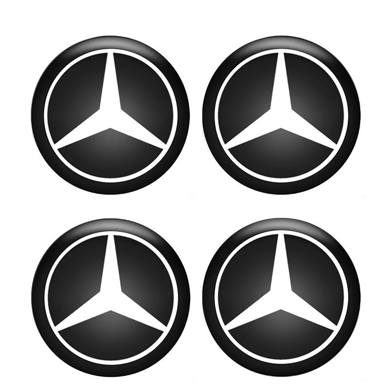 20mm Car Key Emblem Control Keychain Sticker Decoration Accessory For Mercedes Benz AMG W204 W205 W211 W212 W213 W176 GLA CLA
