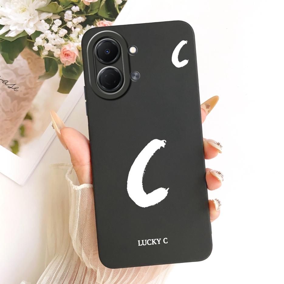 For Tecno Spark Go 3 Case KN3 Cute Lucky Letters Cover Shockproof Soft TPU Phone Case For Tecno Spark GO 3 SparkGO3 Fundas Coque
