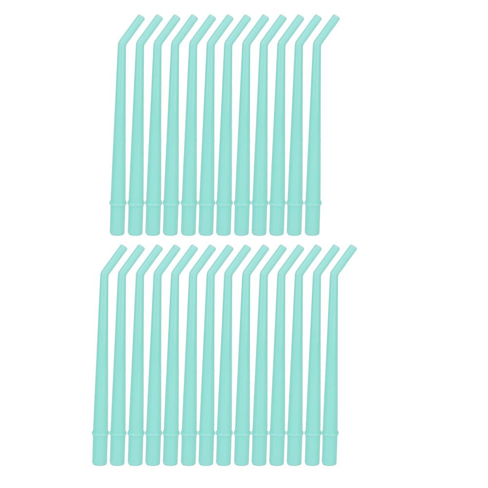 25 Stück Dental Chirurgie-Absaugspitzen Einweg Speichelabsaugschlauch Set (Grün Groß)