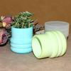 Multipurpose Cylinder Vase Silicone Mold Versatile Resin Cast Set for Home and Office Decoration and Jewelry Storage