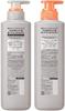 Flat Essential Flat Moist Moist Shampoo and Treatment 500ml 500ml Bottle Set for Wavy Manageable and Straightening Hair with Detangling Ingredients